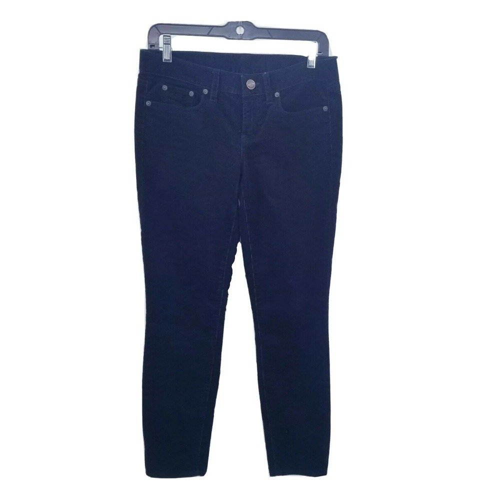 J.Crew 27 blue corduroy Pants midrise skinny leg